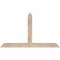 Ekena Millwork Portland Smooth Timber Gable Bracket, Douglas Fir, 48"W x 28"H x 1 1/2"D x 3 1/2"F, 14/12 Pitch GBW048X28X0204POR00SDF - alternate 1